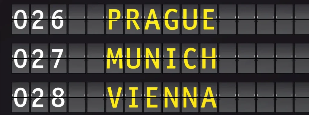 Como ir de Praga a Viena